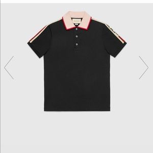 Gucci Stripe Cotton Polo - XL, Gucci Box included